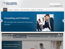 Tablet Screenshot of dcdatacorp.com